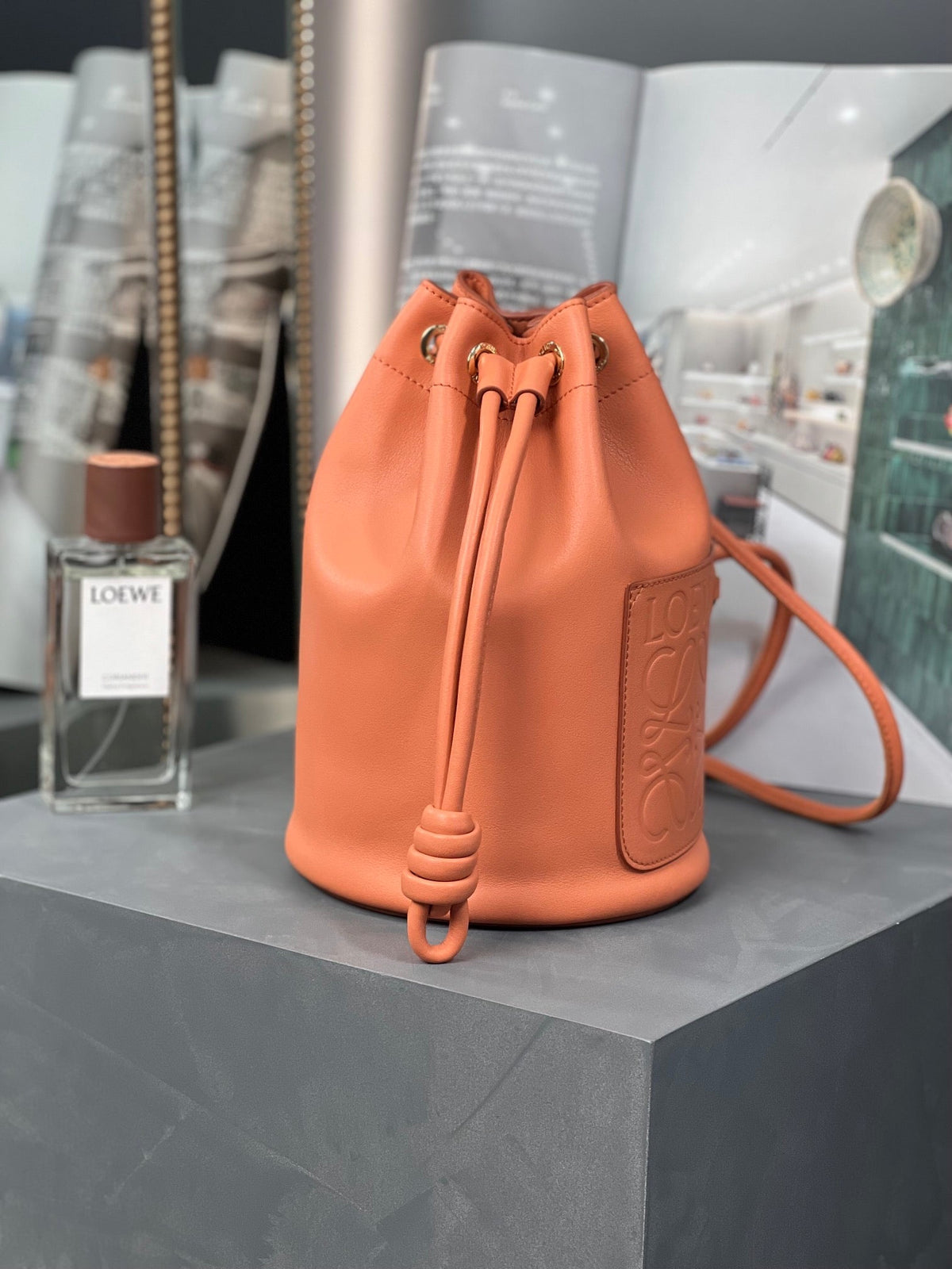 Loewe Sailor Bag Burnt Orange Calfskin 266021
