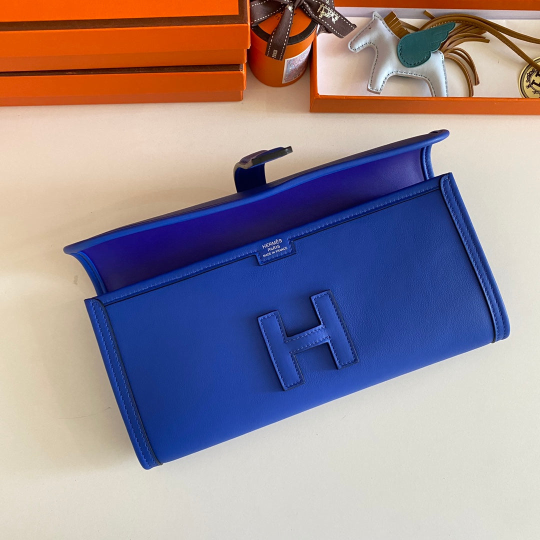 HM Jige 29 Cobalt Blue Swift Calfskin 229026