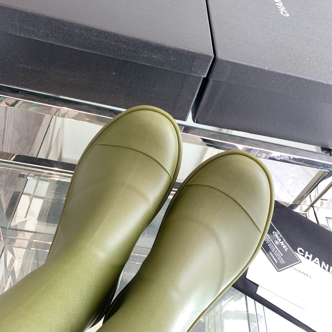 CC Rainboots Dark Green Rubber  204191
