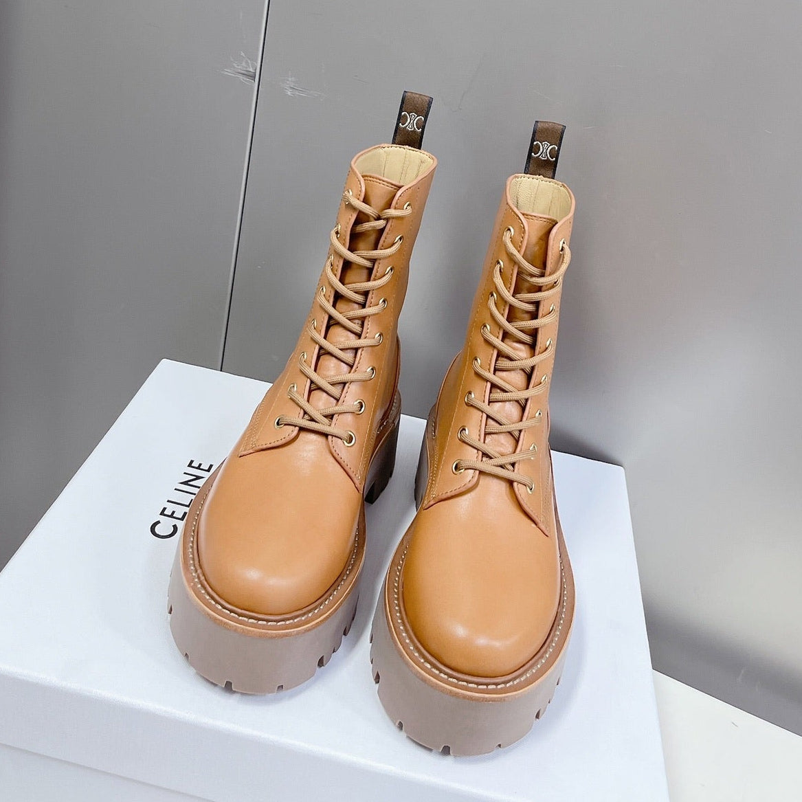 Celine 2026 Ankle Boots 50mm Calfskin 948168