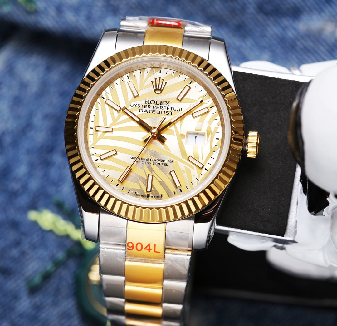 Rolex Datejust 41mm Gold Silver