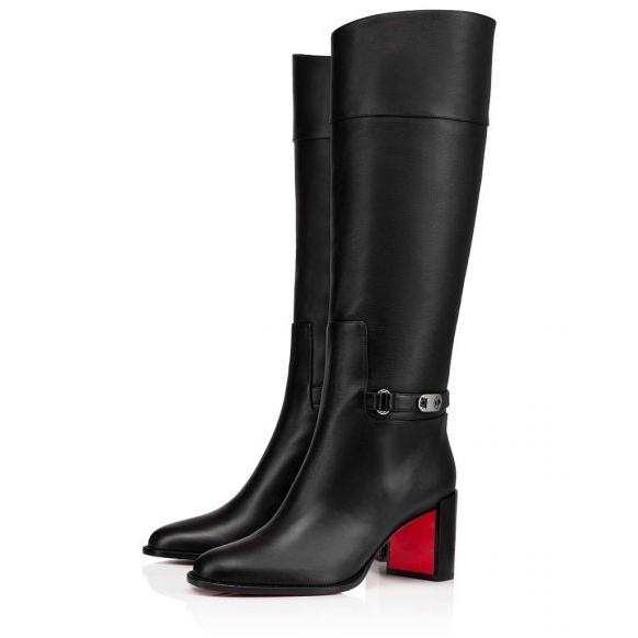 CL Tall Boot Lock Botta 70 mm Black/black Lucido Calf