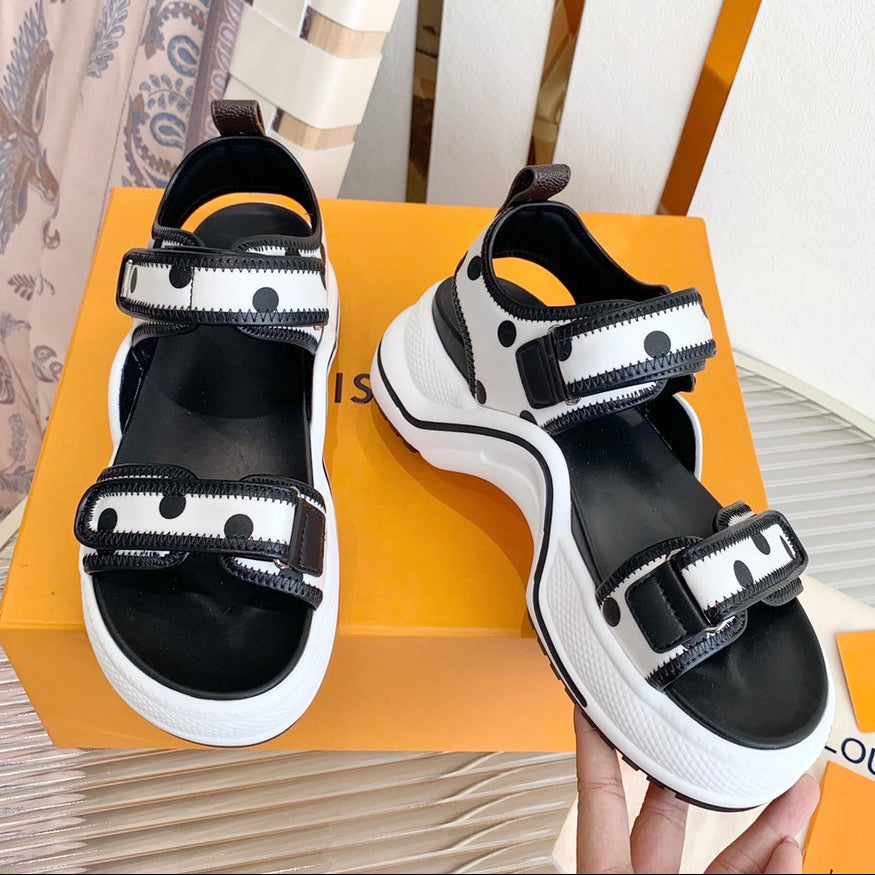 Louis Vuitton 2026 Archlight Flat Sandals 50mm Leather 787621