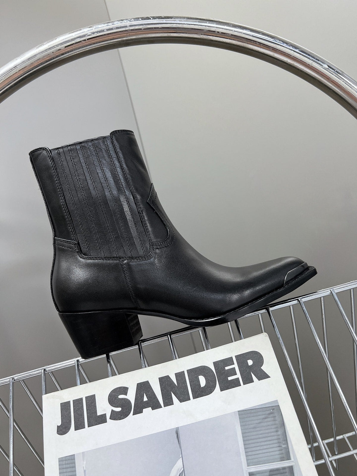 Celine 2026 Cruiser Chelsea Boots 45mm Suede Calfskin 948160