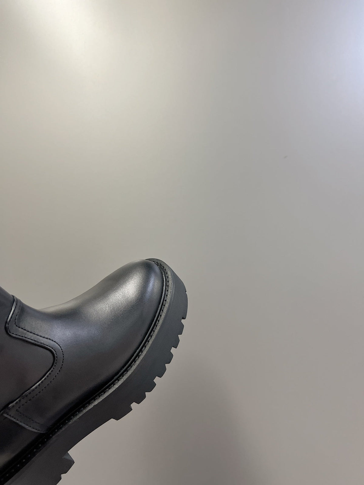 Celine 2026 Bulky Buckle High Boots 50mm Black Calfskin 948174