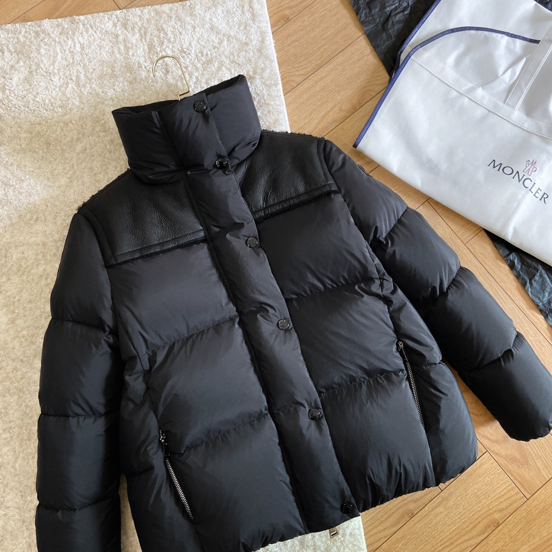Moncler 2025 Shearling-trimmed Jacket Down Fur