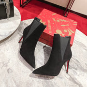 CL Chelsea Ankle Boots 100mm Suede Black