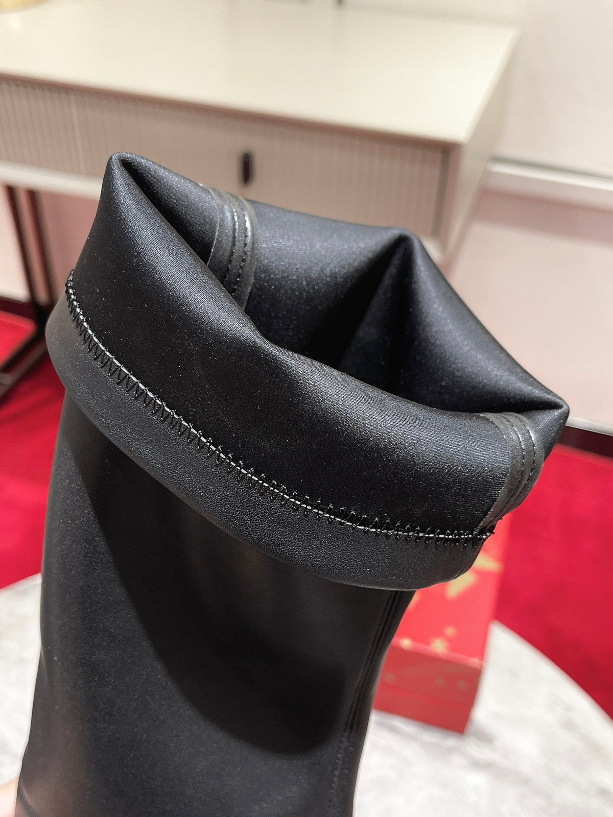 CL Tall Boot Kate Botta 100 mm Black Nappa