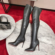CL Tall Boot Kate Botta 100 mm Black Nappa