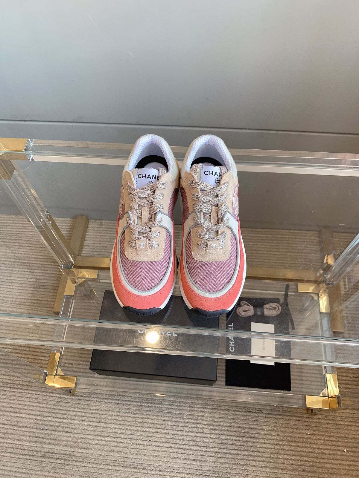 CC Sneaker In Multicolor Suede 145631