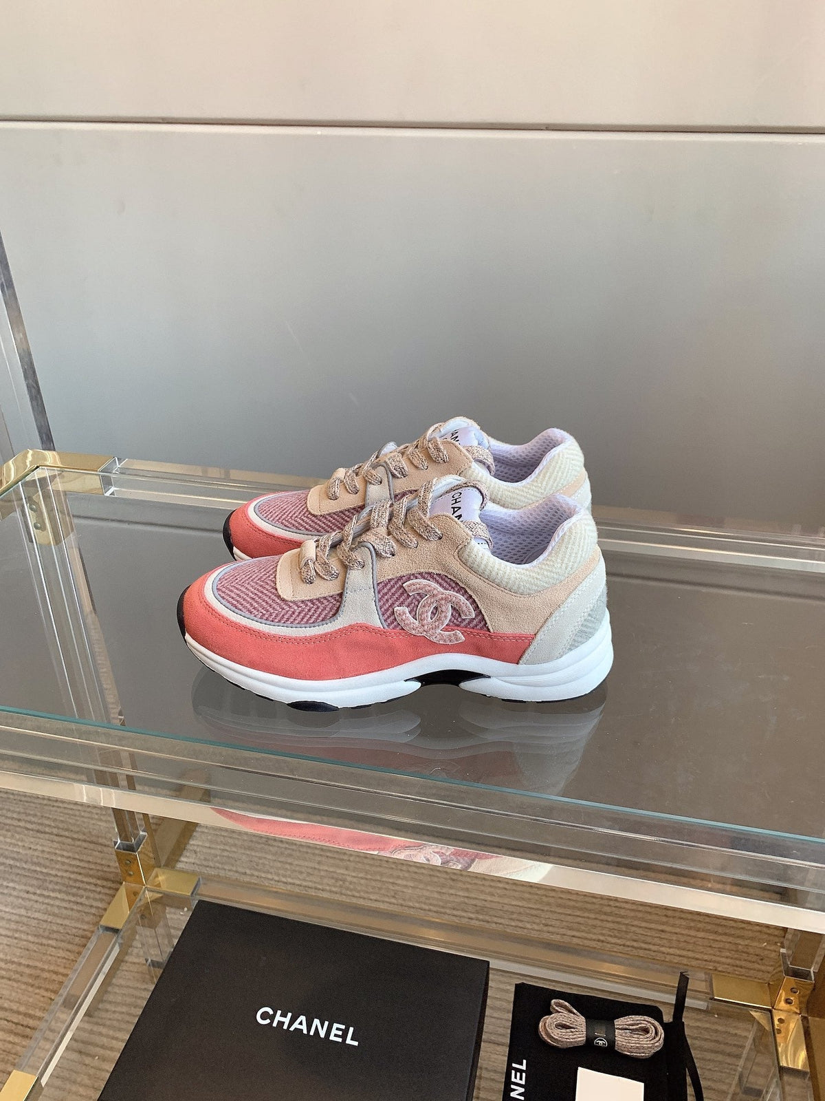 CC Sneaker In Multicolor Suede 145631