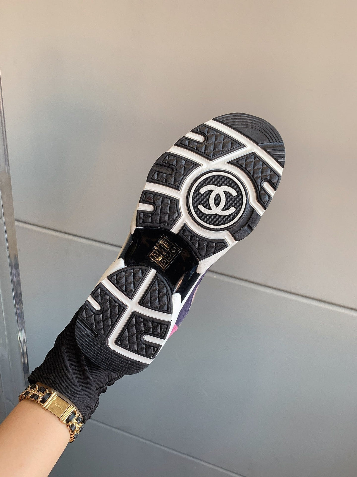 CC Sneaker In Multicolor Suede 145633