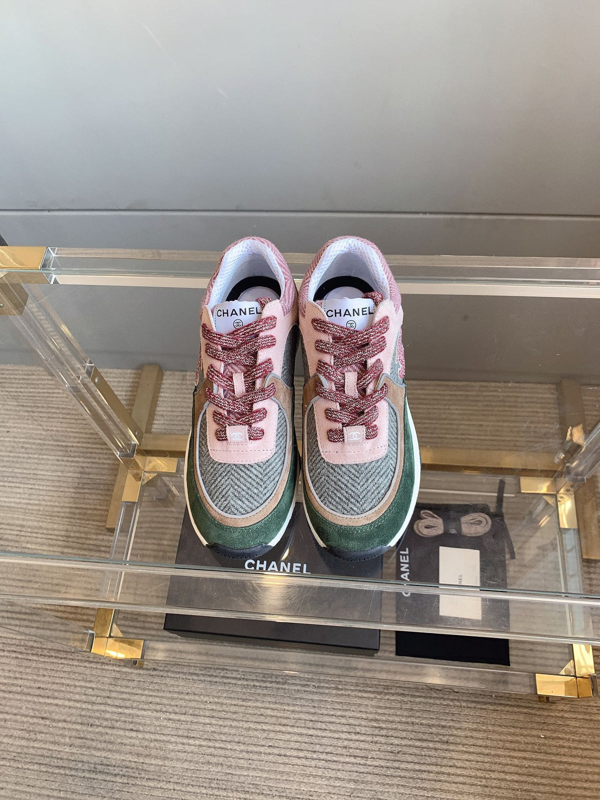 CC Sneaker In Multicolor Suede 145635