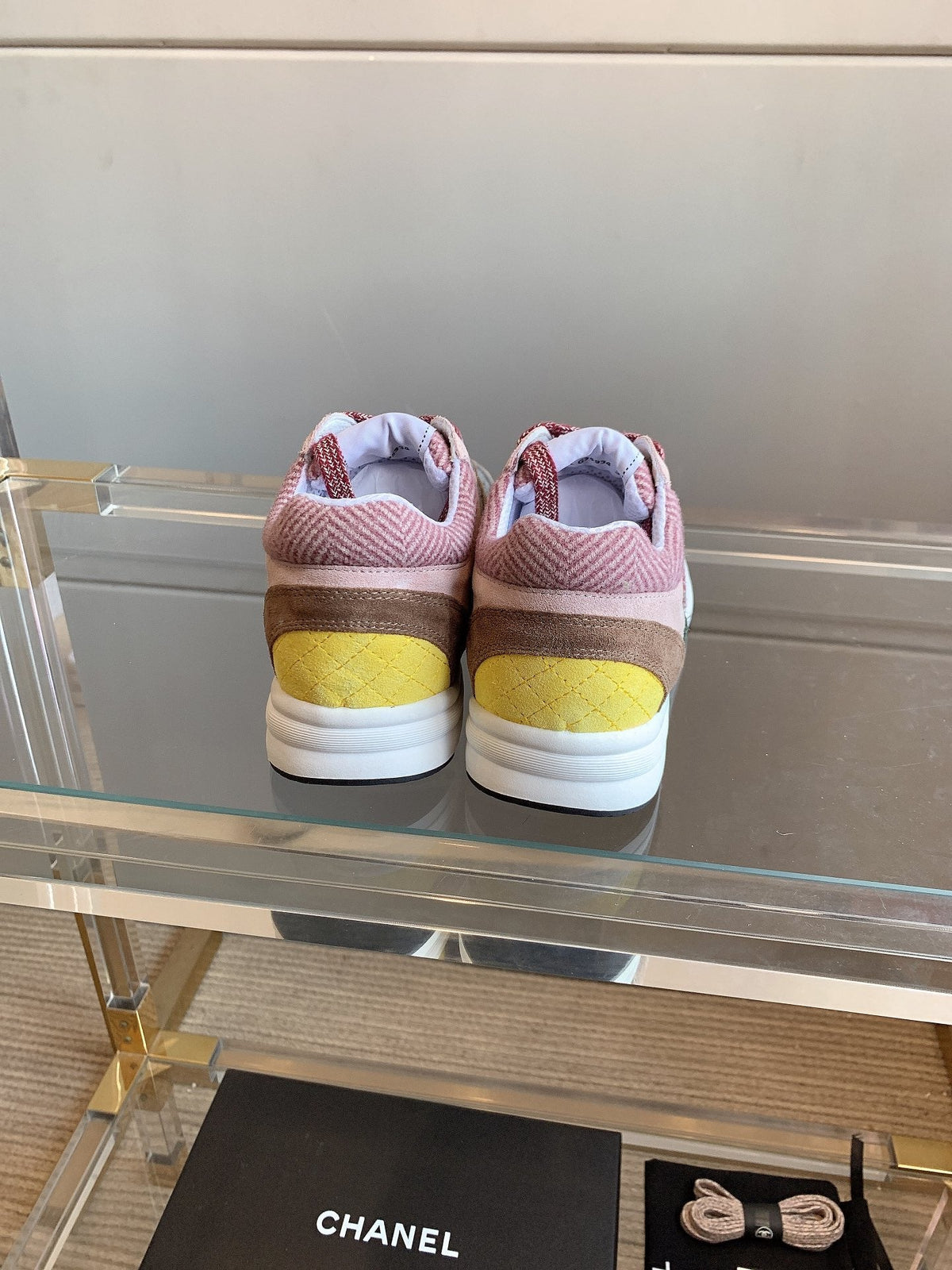 CC Sneaker In Multicolor Suede 145635