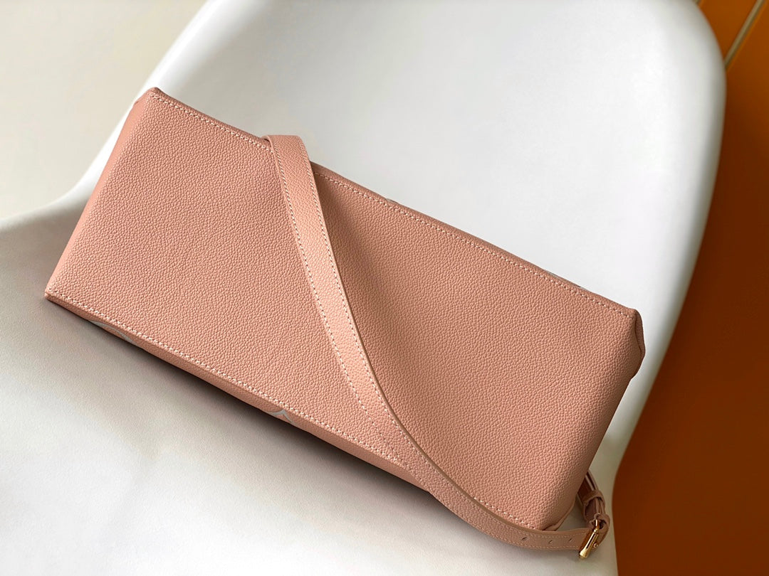 LV Petit Palais Bag Pink White Cowhide 241147