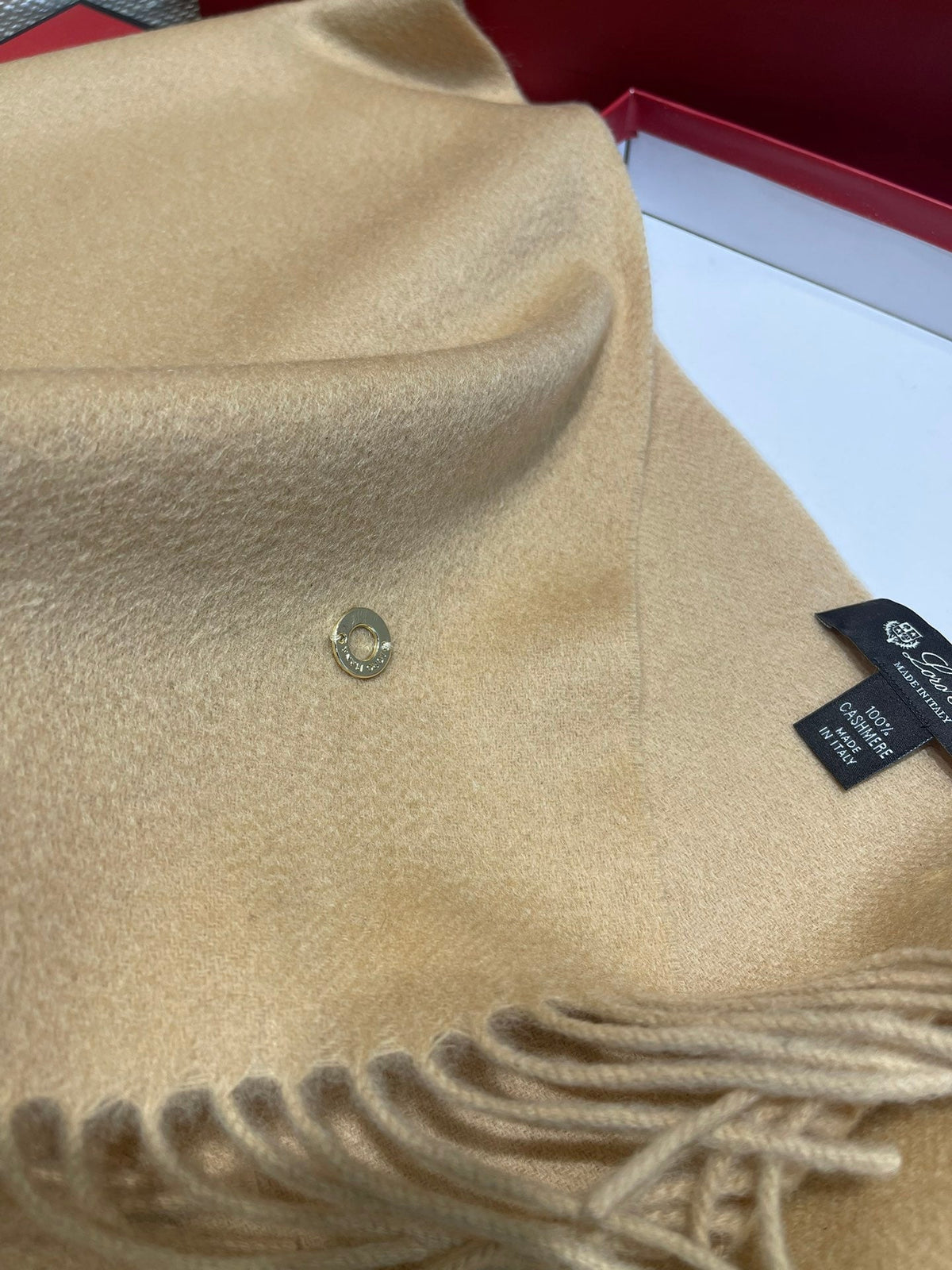 LP Scarf Plain 180 CM In Beige Cashmere  141433