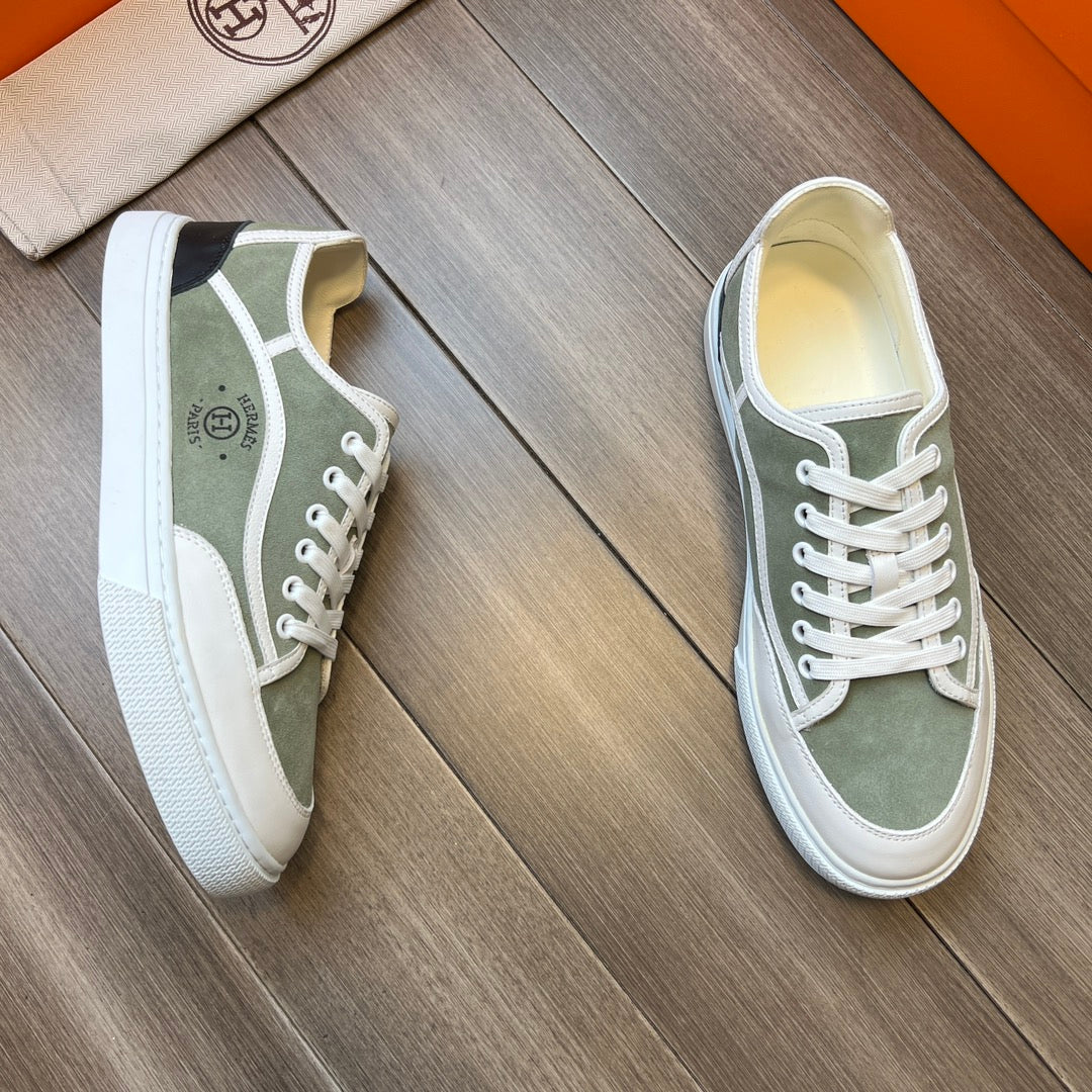 HM GET SNEAKER SAGE COLOR CALFSKIN