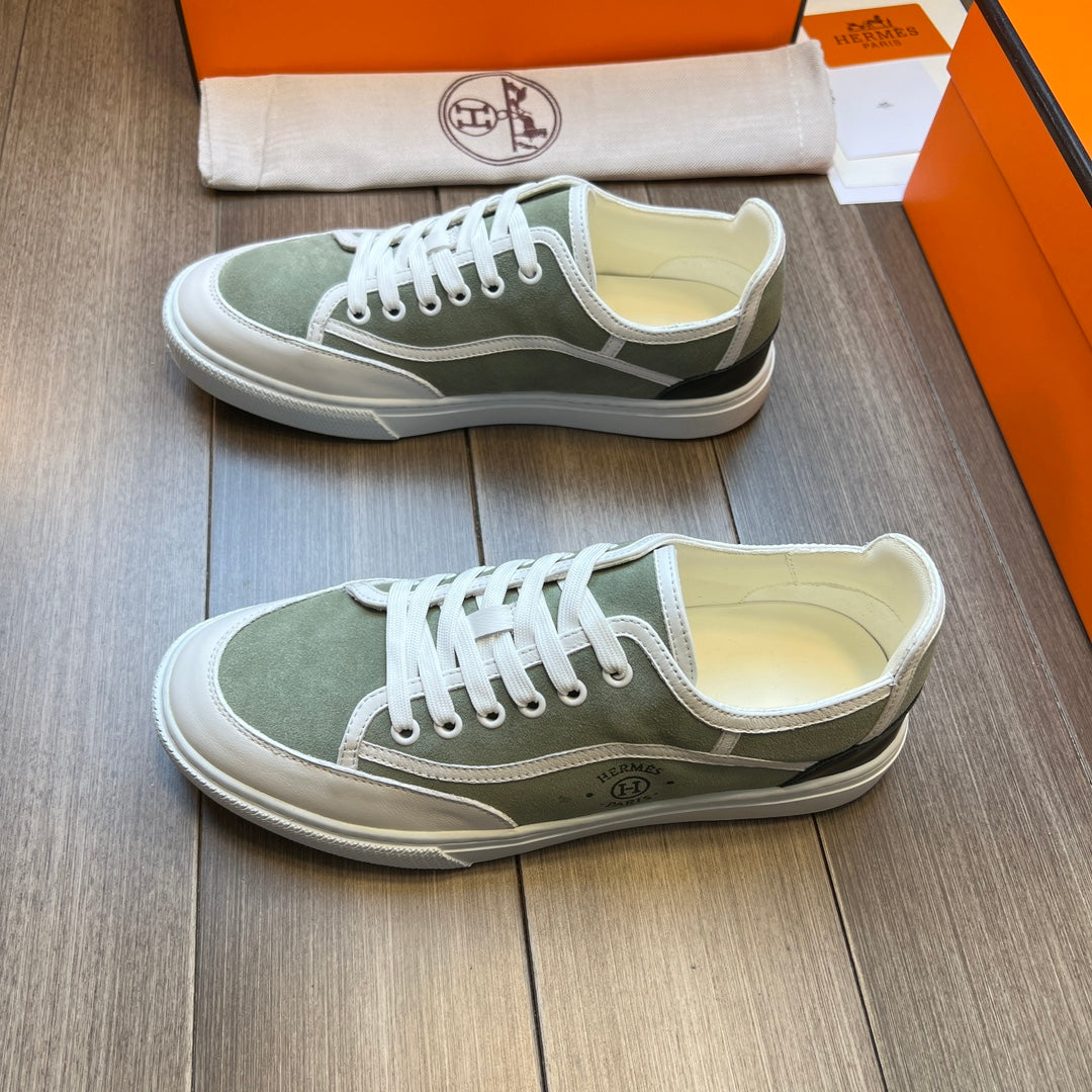 HM GET SNEAKER SAGE COLOR CALFSKIN