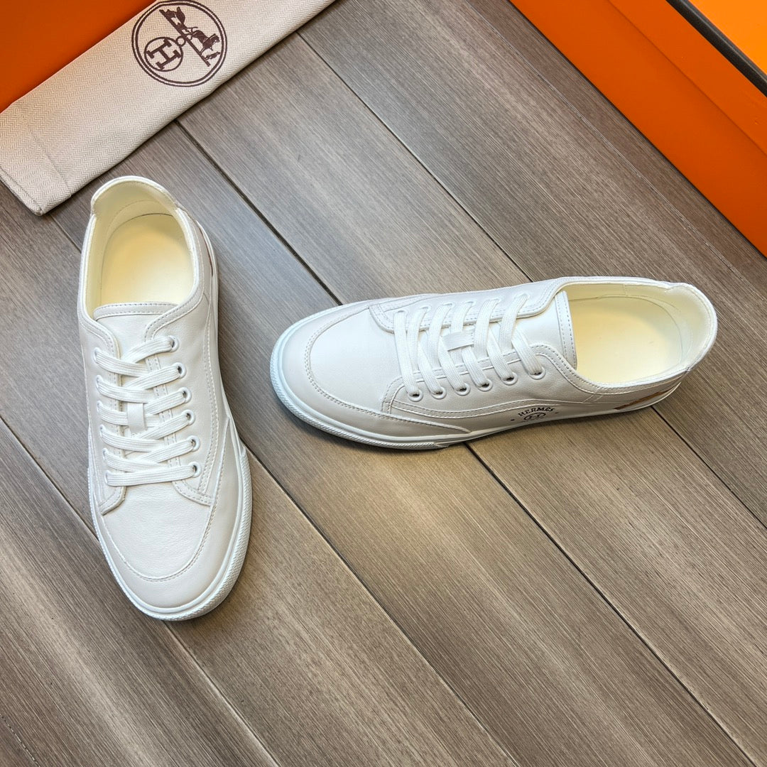 HM GET SNEAKER WHITE CALFSKIN