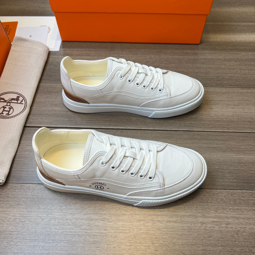 HM GET SNEAKER WHITE CALFSKIN