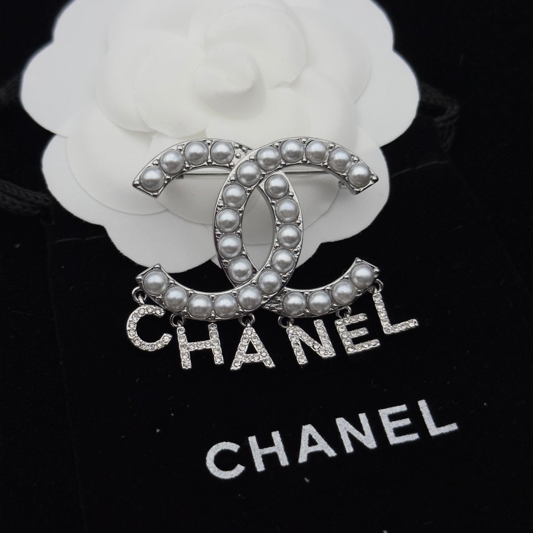 CC Brooch Silver 173218