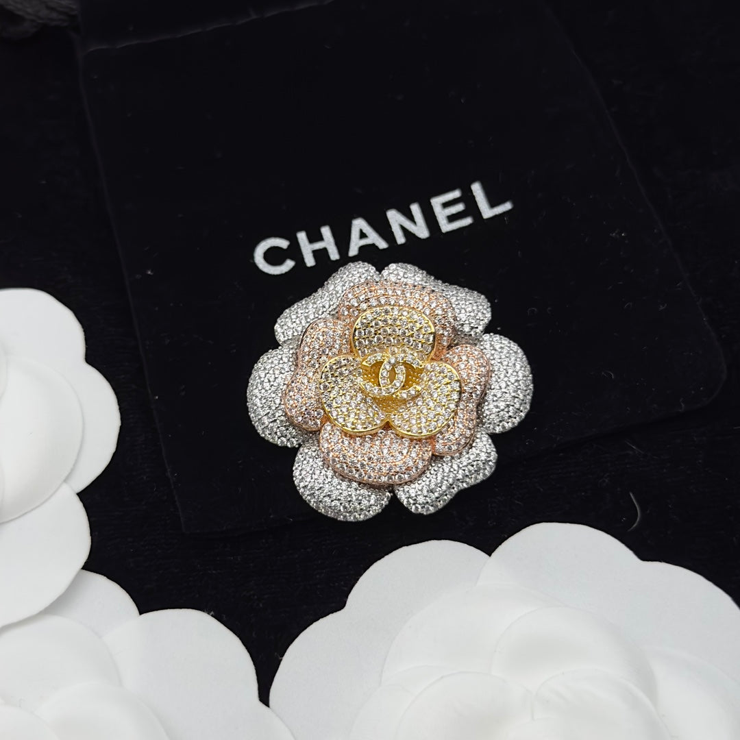 CC Brooch Gold-Silver 173413