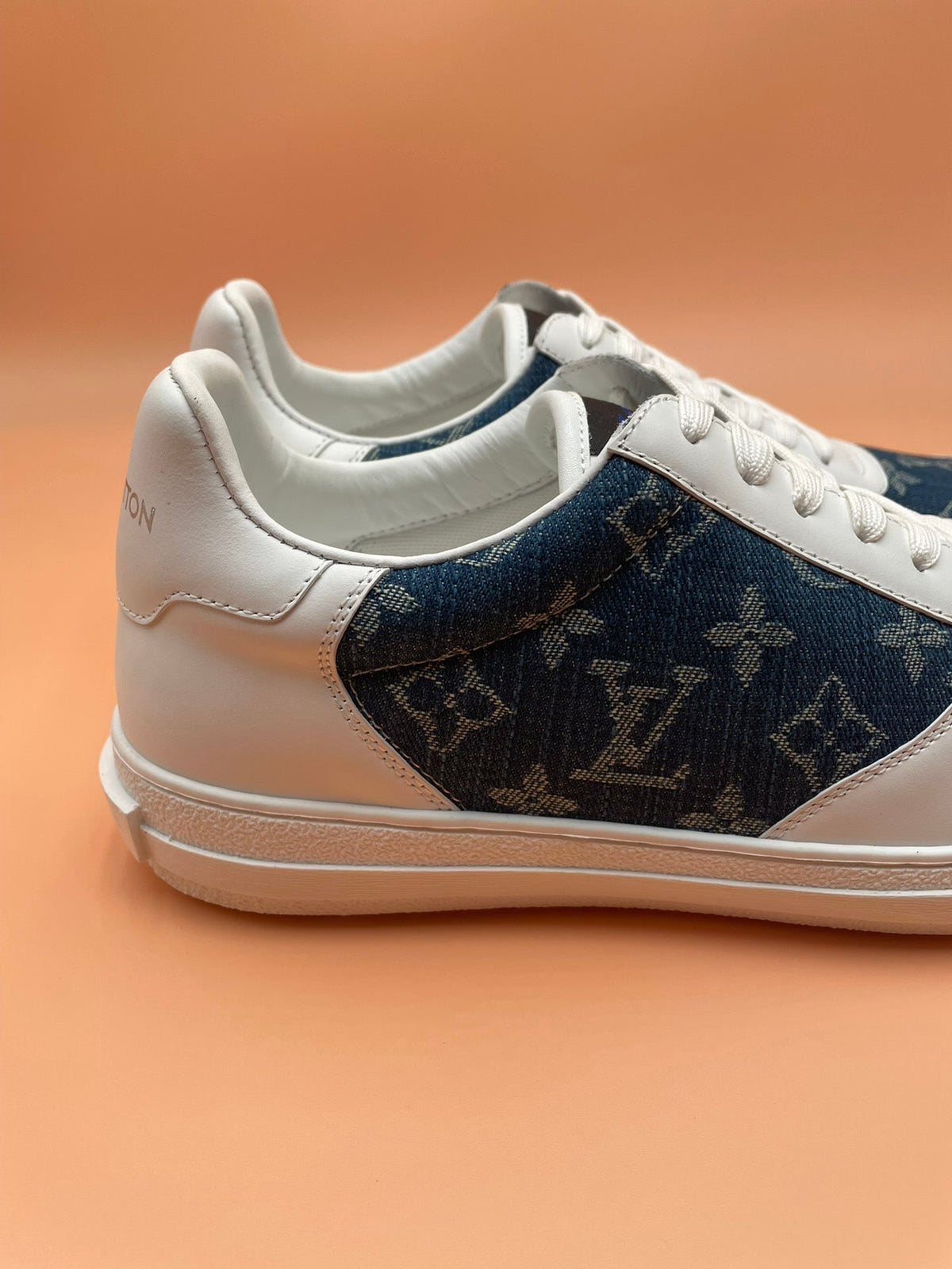 LV MONOGRAM DENIM BLUE SNEAKER