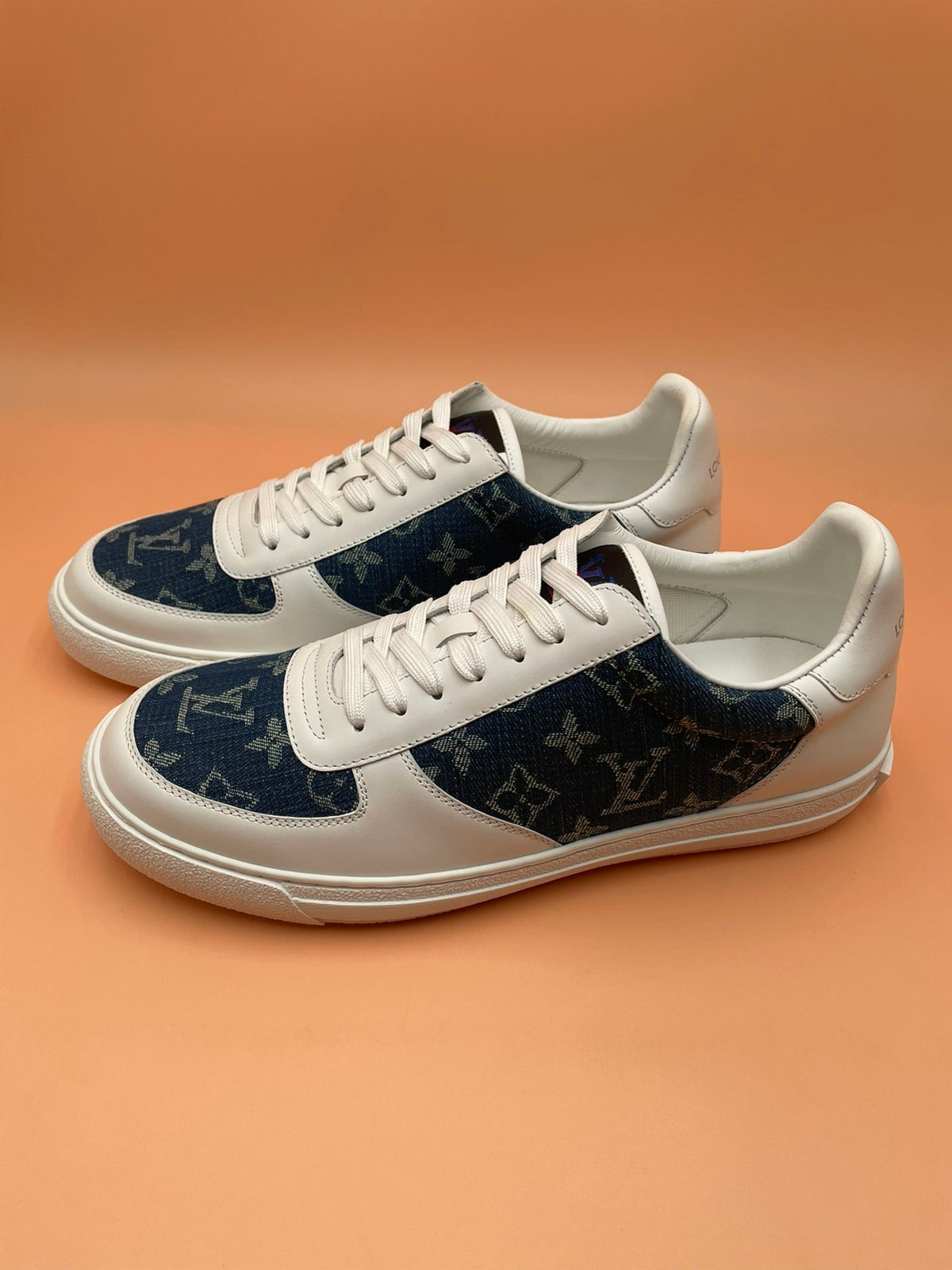 LV MONOGRAM DENIM BLUE SNEAKER