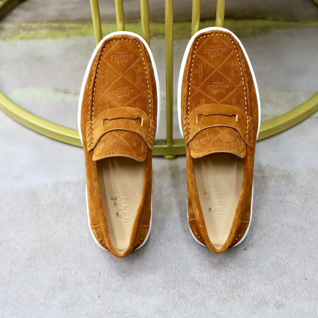 HM GUILLAUME LOAFER BRONZE SUEDE