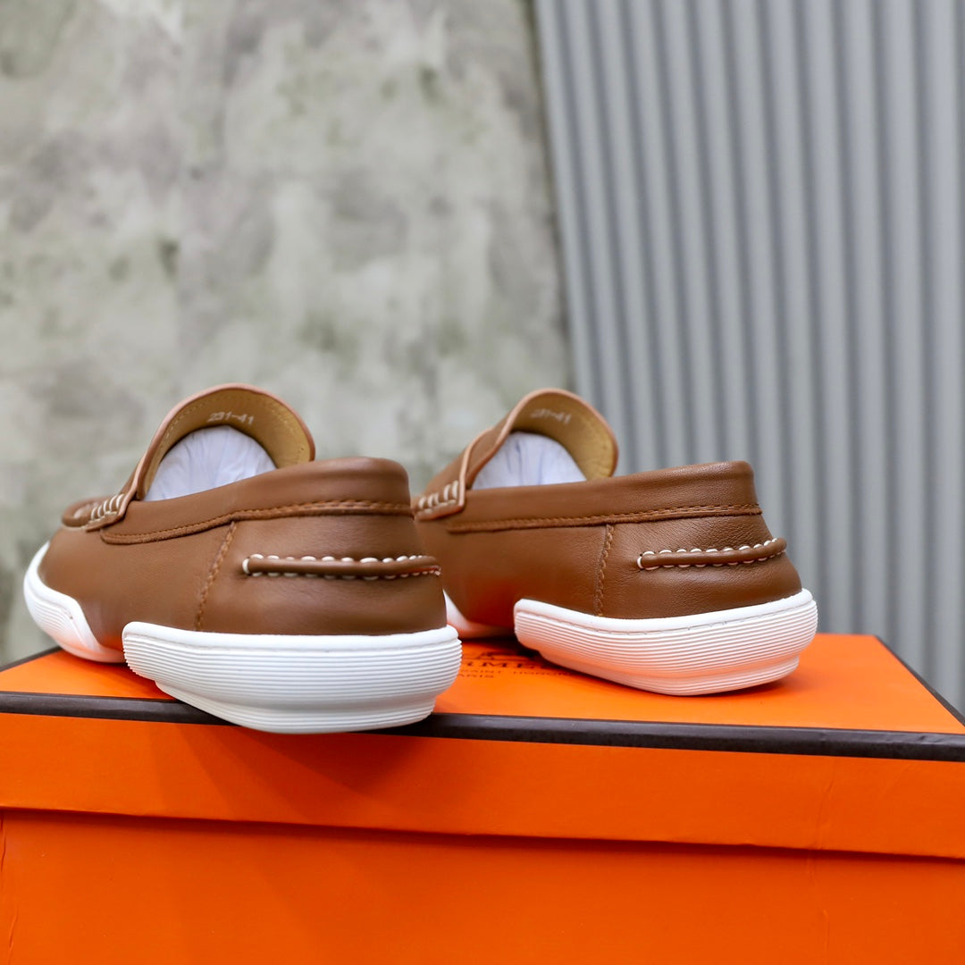 HM GUILLAUME LOAFER TAWNY CALFSKIN