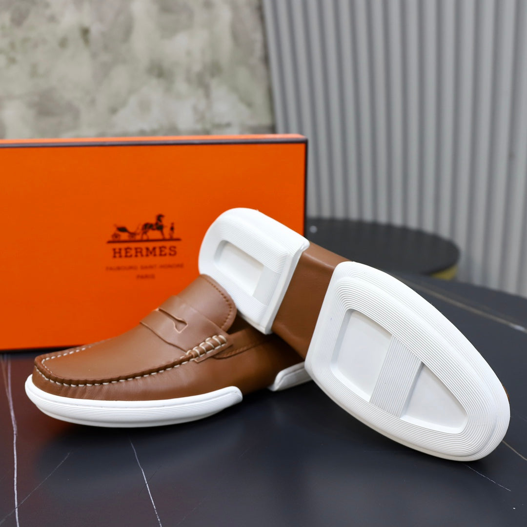 HM GUILLAUME LOAFER TAWNY CALFSKIN