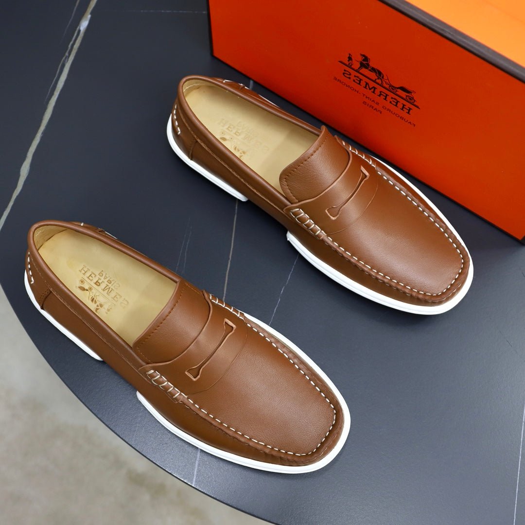 HM GUILLAUME LOAFER TAWNY CALFSKIN