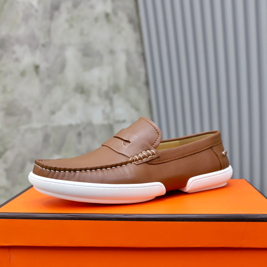 HM GUILLAUME LOAFER TAWNY CALFSKIN