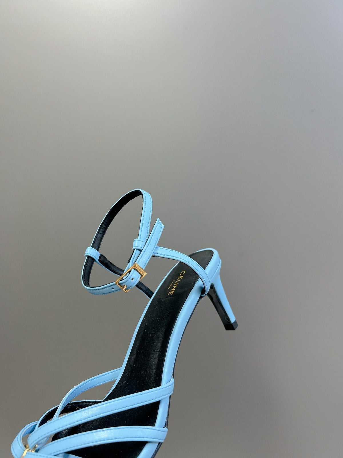 Celine 26 Triomphe Sandals 60mm Lambskin 716975