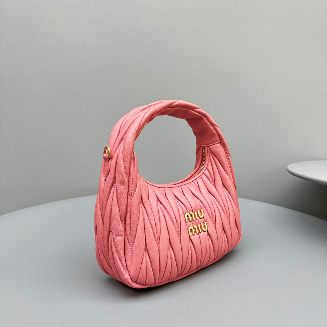 MINI HOBO 20 BAG IN HOT PINK LAMBSKIN