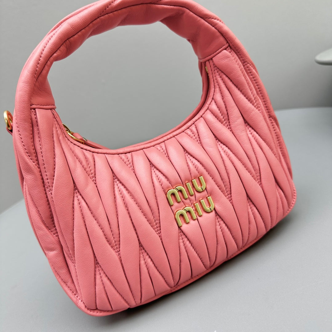 MINI HOBO 20 BAG IN HOT PINK LAMBSKIN