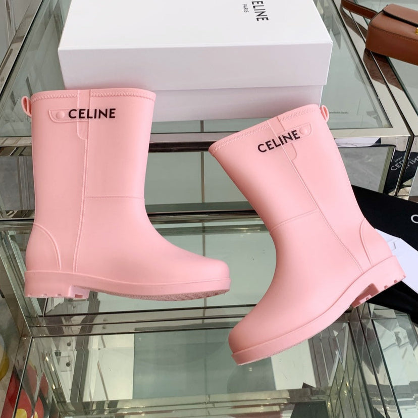 CC Rainboots Pink Rubber 204052