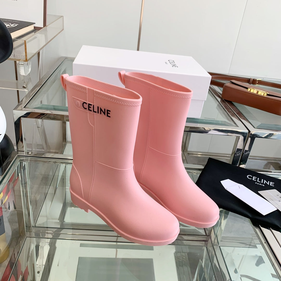 CC Rainboots Pink Rubber 204052