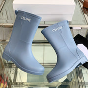 Celine Rainboots Light Blue Rubber  204058