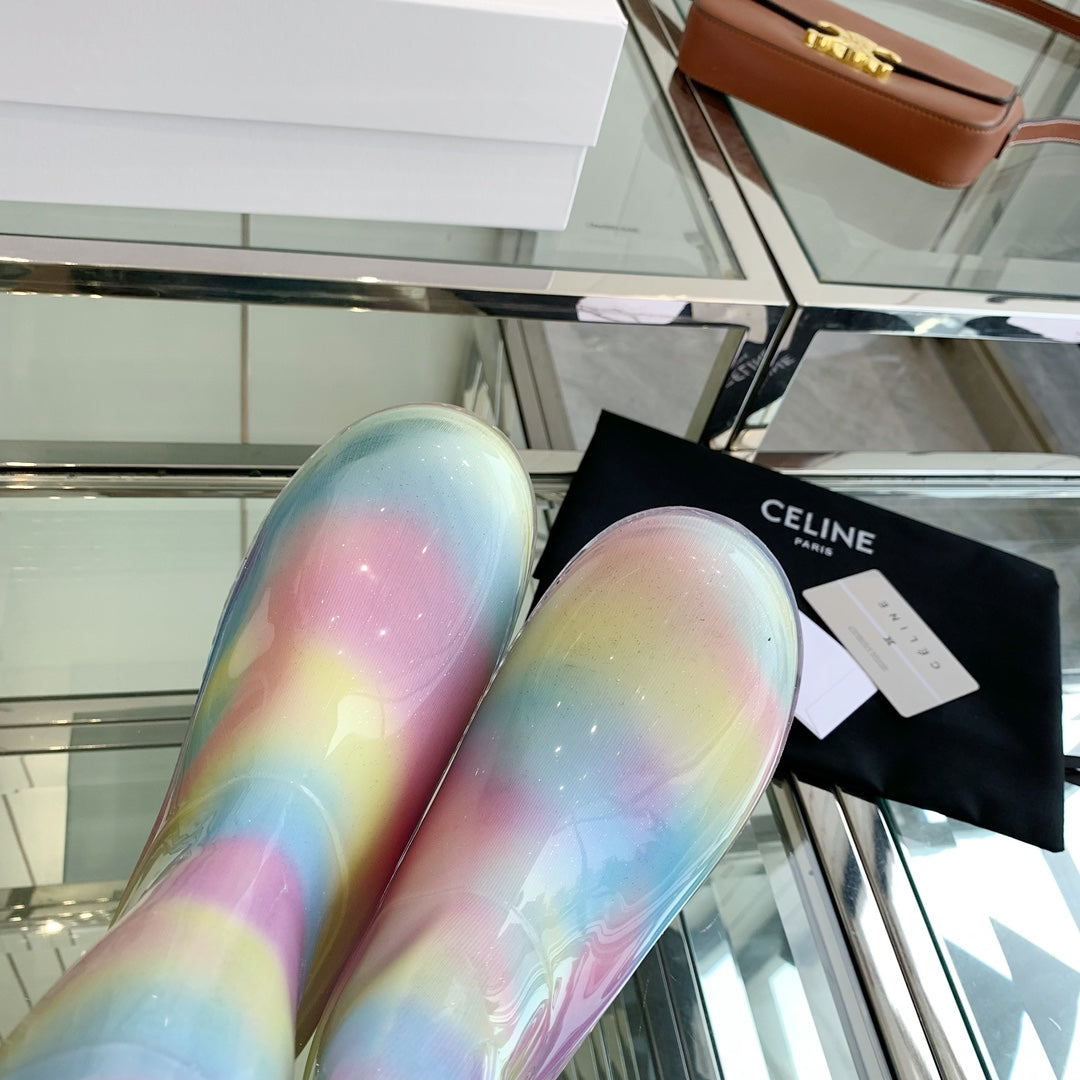 Celine Rainboots Rainbow Rubber 204065