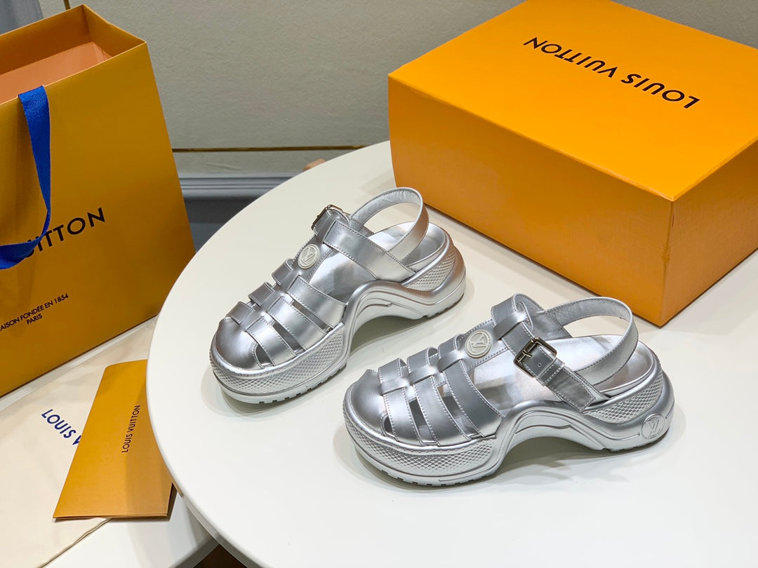 Louis Vuitton 2026 Roman Retro Style Sports Sandals 787760