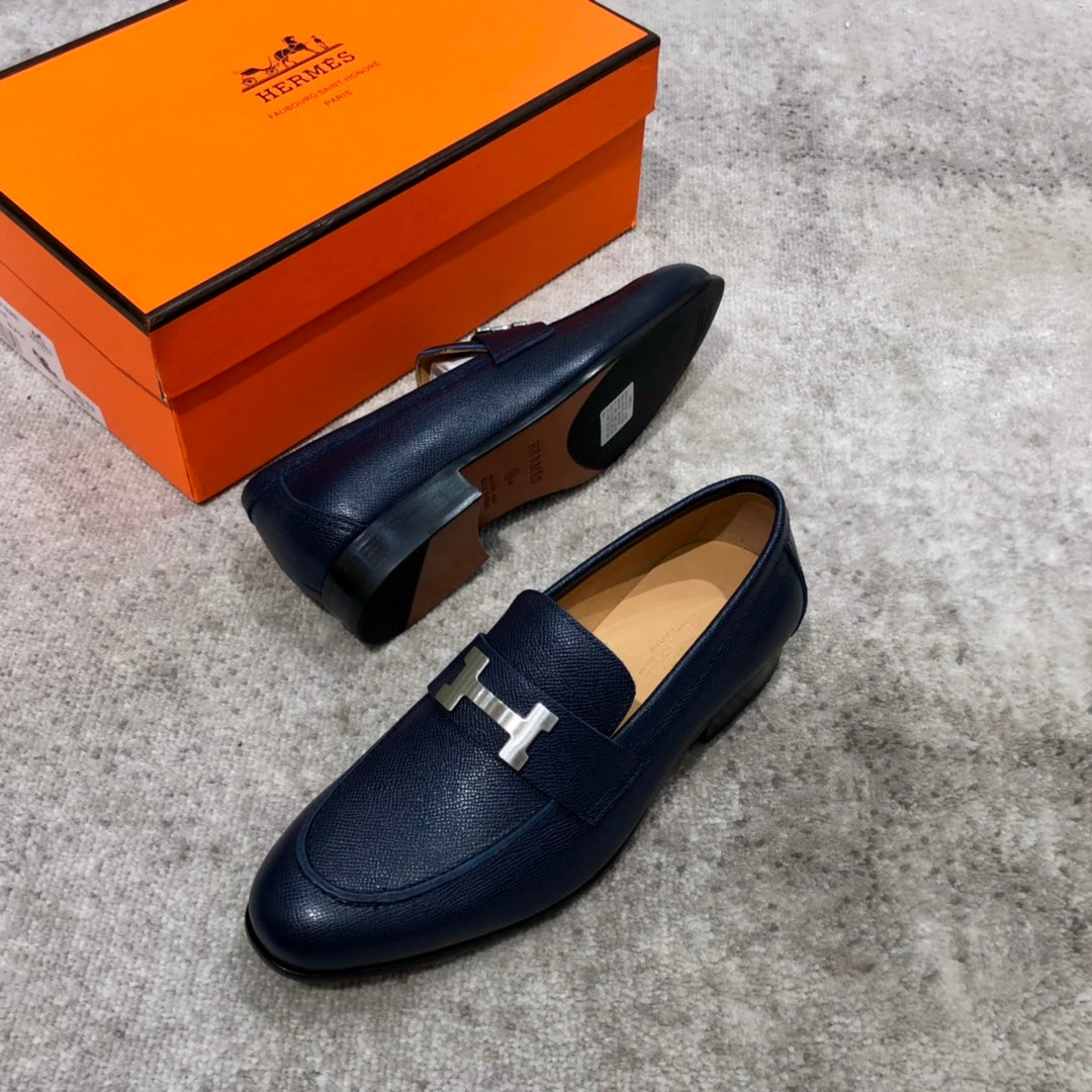 HM PARIS LOAFER NAVY CALFSKIN