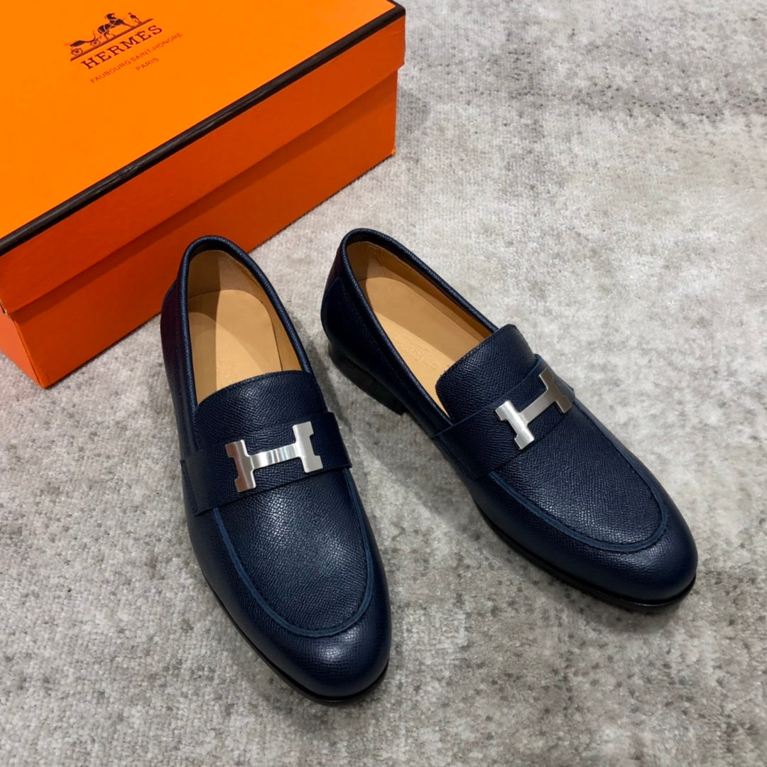 HM PARIS LOAFER NAVY CALFSKIN