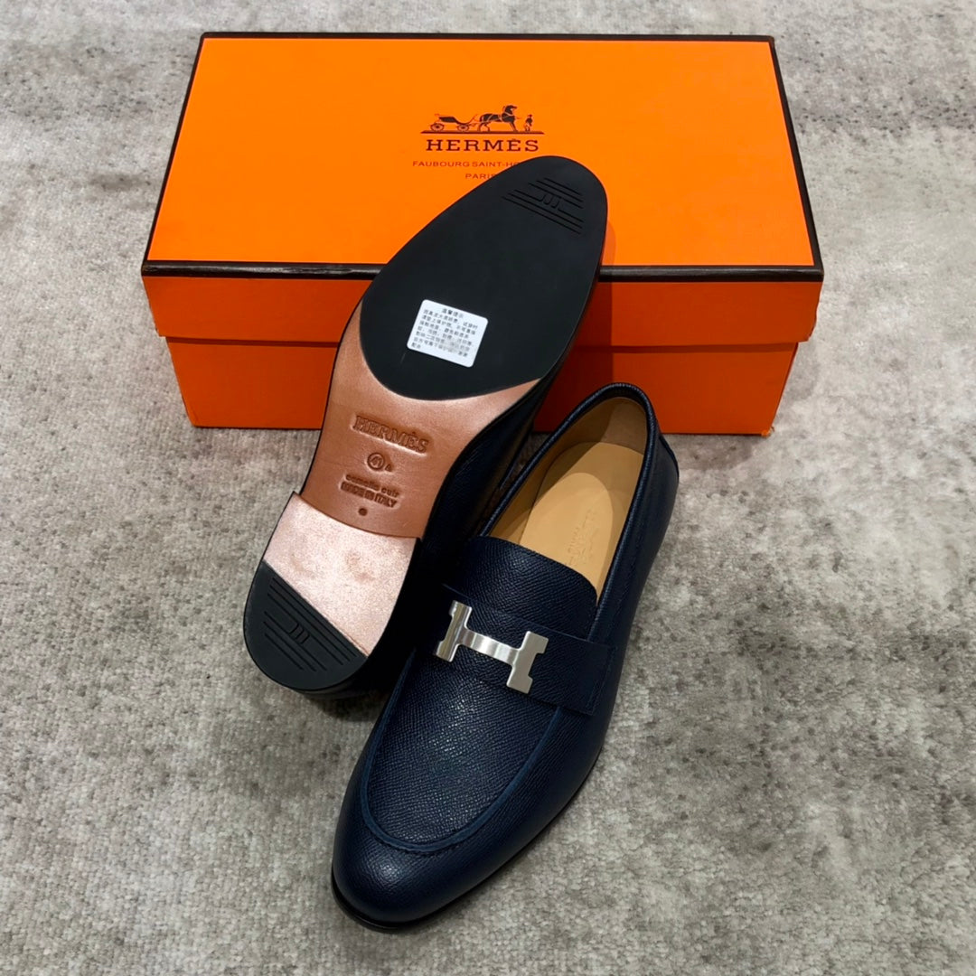 HM PARIS LOAFER NAVY CALFSKIN