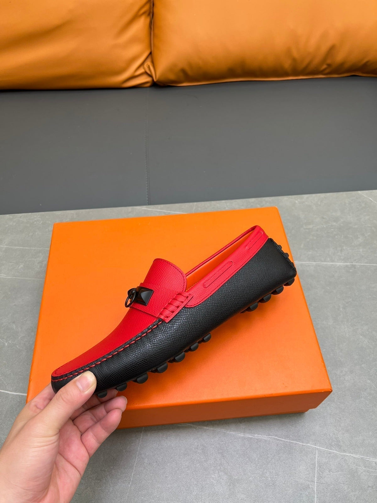 HM IRVING LOAFER ROSE CALFSKIN