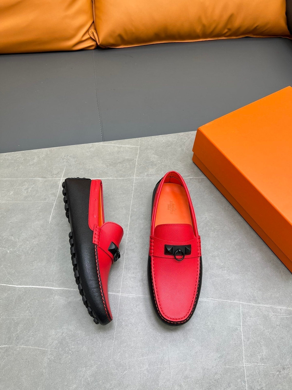 HM IRVING LOAFER ROSE CALFSKIN