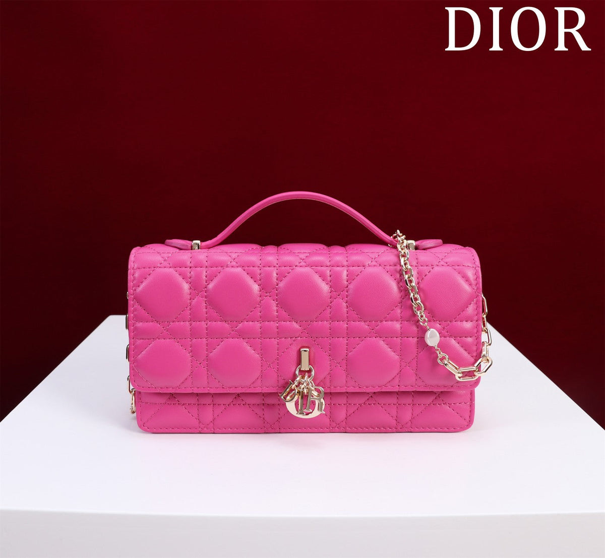 my cd mini 21 pink lambskin