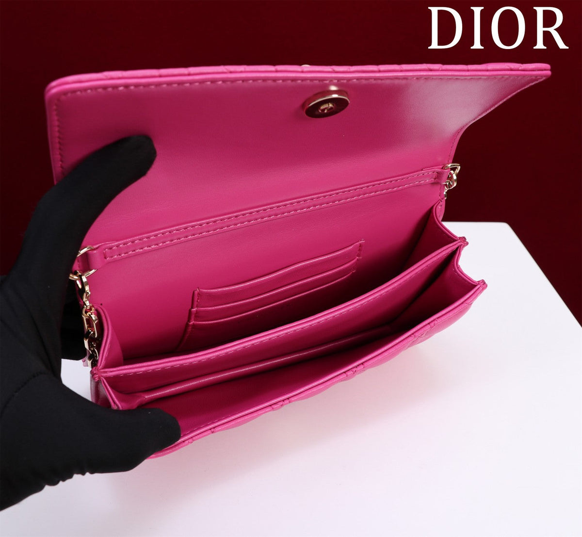 my cd mini 21 pink lambskin