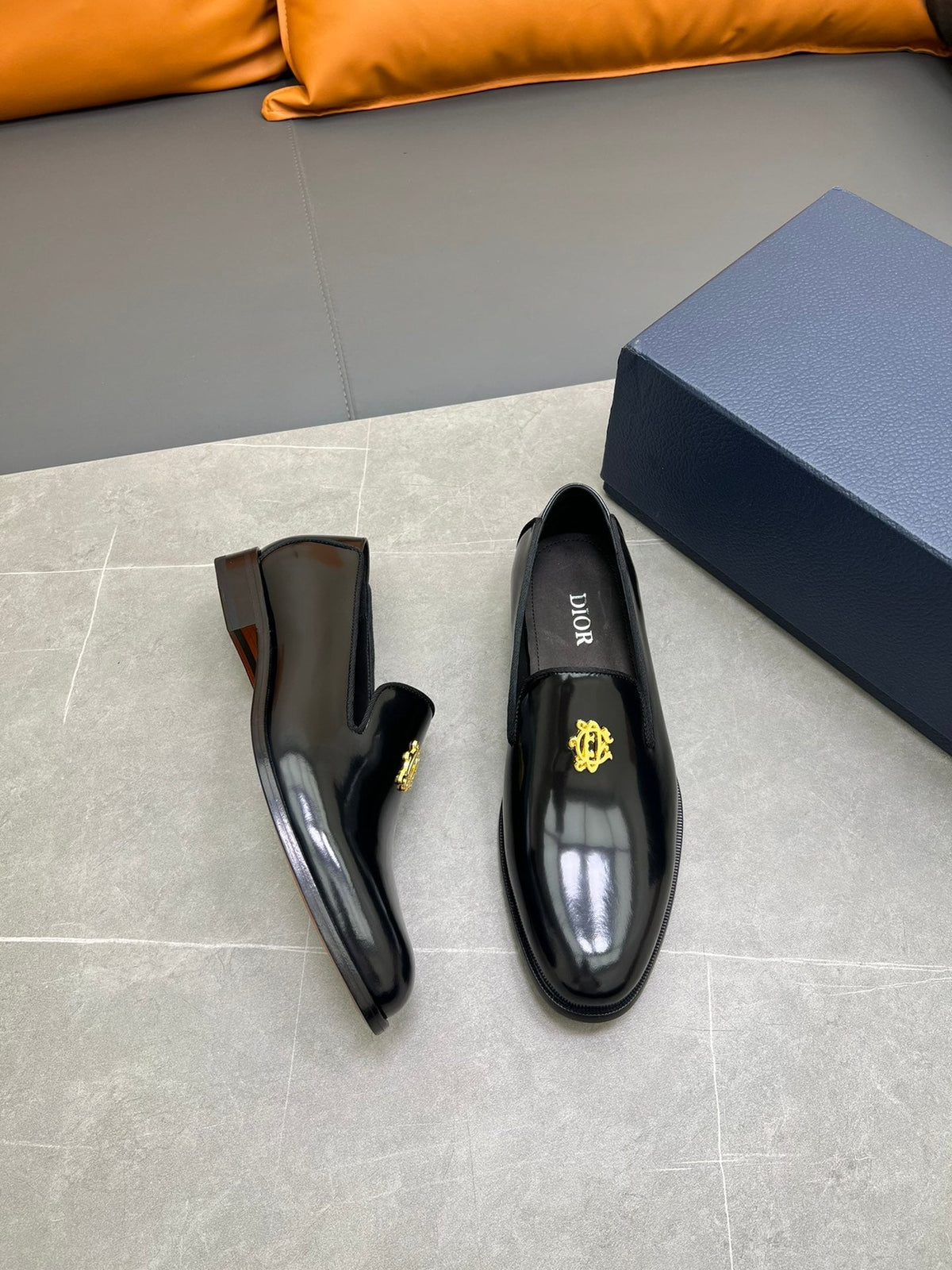 CD SPARROW LOAFER BLACK POLISHED CALFSKIN