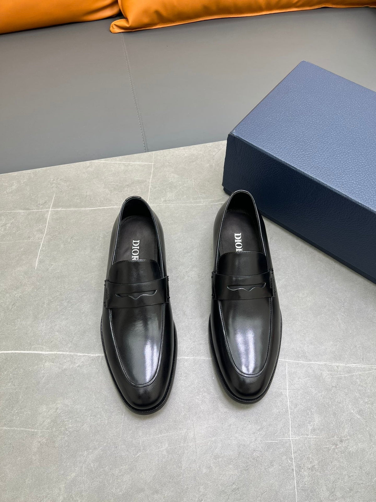 CD GRANVILLE LOAFER BLACK POLISHED CALFSKIN